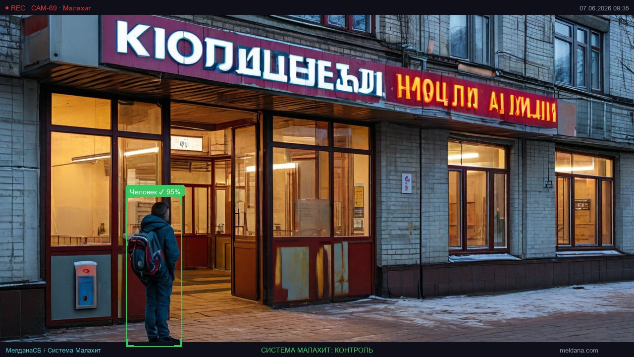 Детекция вторжения на периметре кампуса системой Малахит